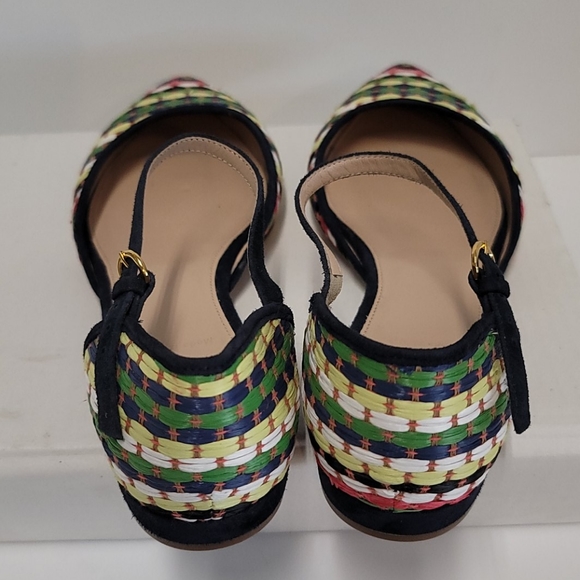 J.Crew Lilly Raffia G4477 Flats Sz.10 - Picture 8 of 15